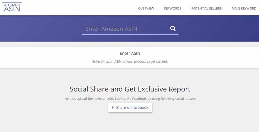 Amazon ASIN Lookup Tool