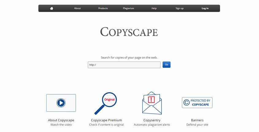 Copyscape Tool