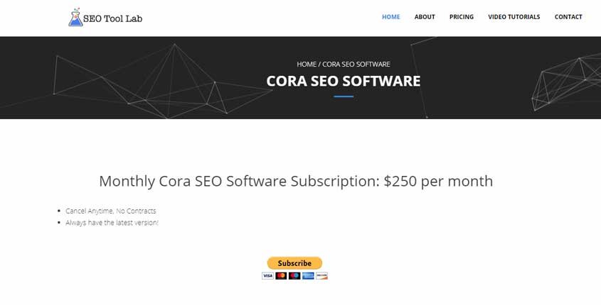 Cora Tool