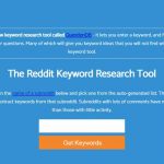 Reddit Keyword Research Tool