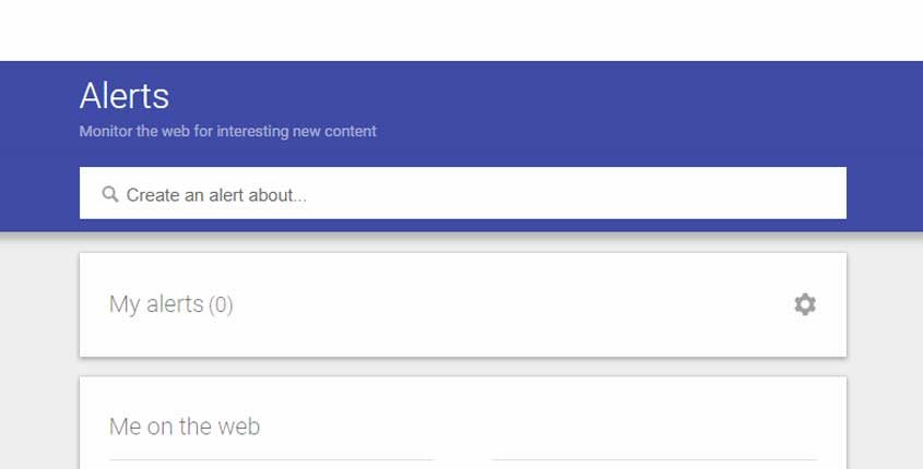 Google Alerts Tool