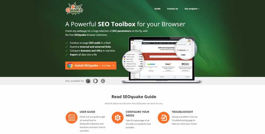 SEOQuake Browser Extension