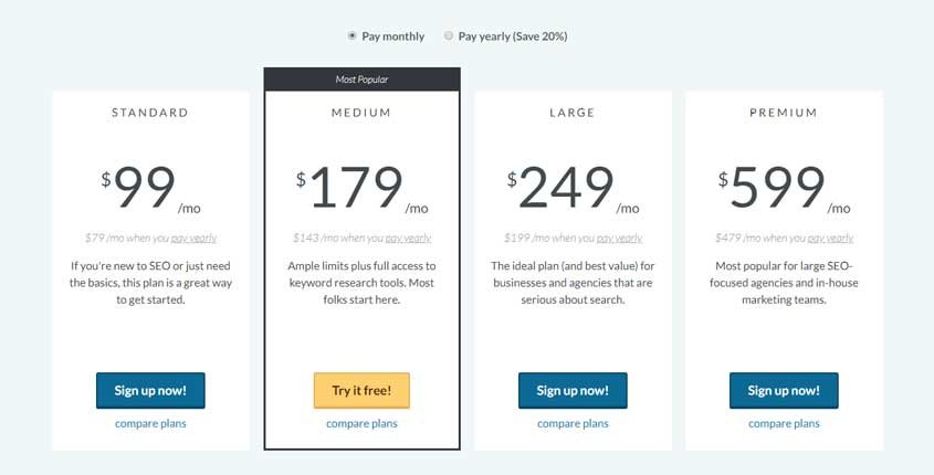 MozBar Prices