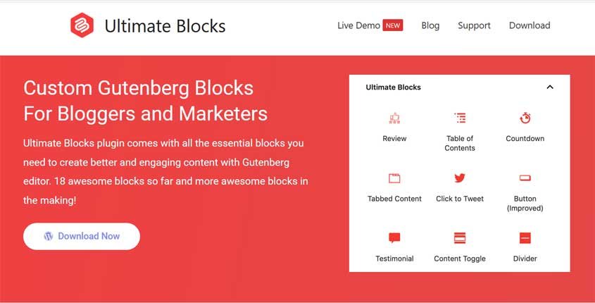 Ultimate Blocks Plugin