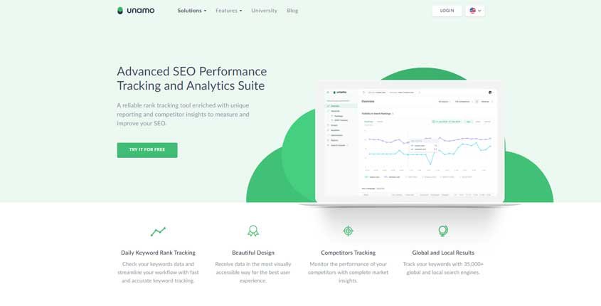 Unamo SEO Tool