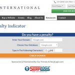Website Penalty Indicator