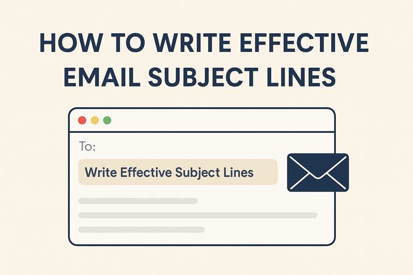 How to Write Effective Email Subject Lines