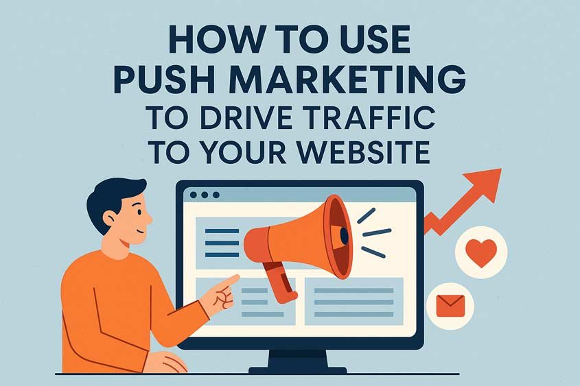 How to Use Push Marketing to Drive Traffic to Your Website