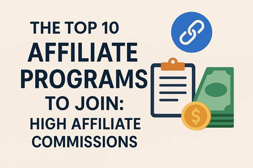 The Top 10 Affiliate Programs to Join: High Affiliate Commissions