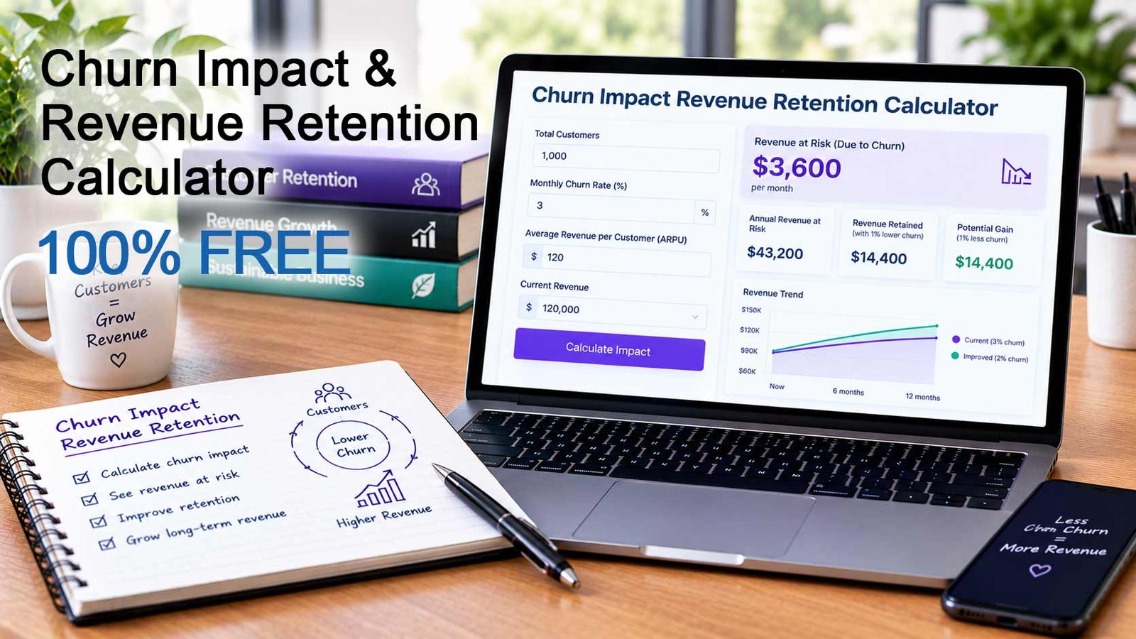 Churn Impact & Revenue Retention Calculator