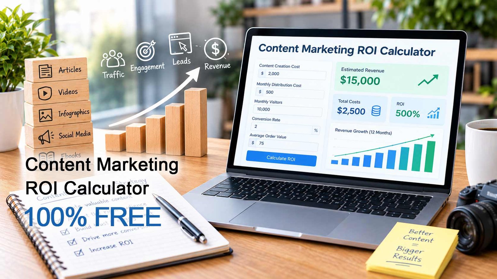 Content Marketing ROI Calculator