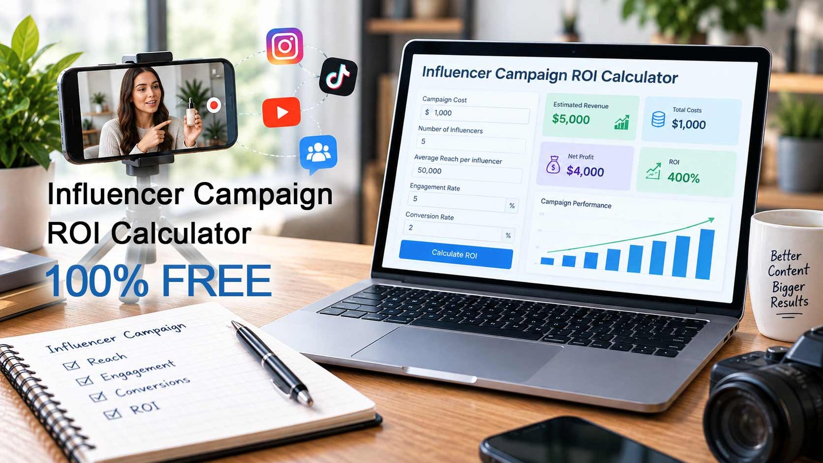 Influencer Campaign ROI Calculator