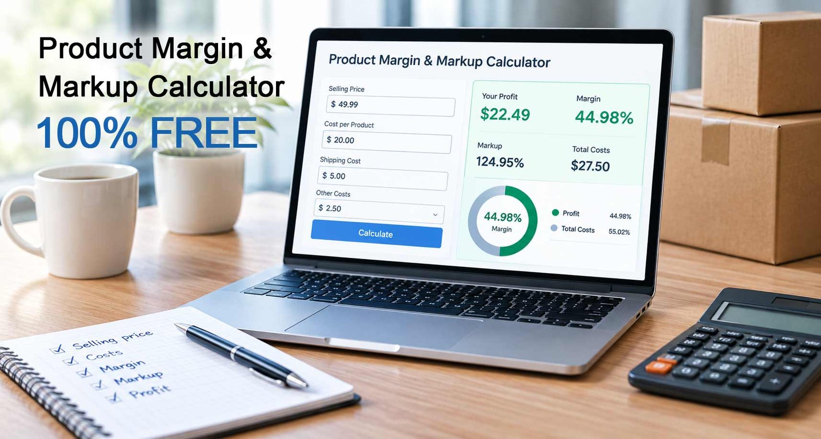 Product Margin & Markup Calculator