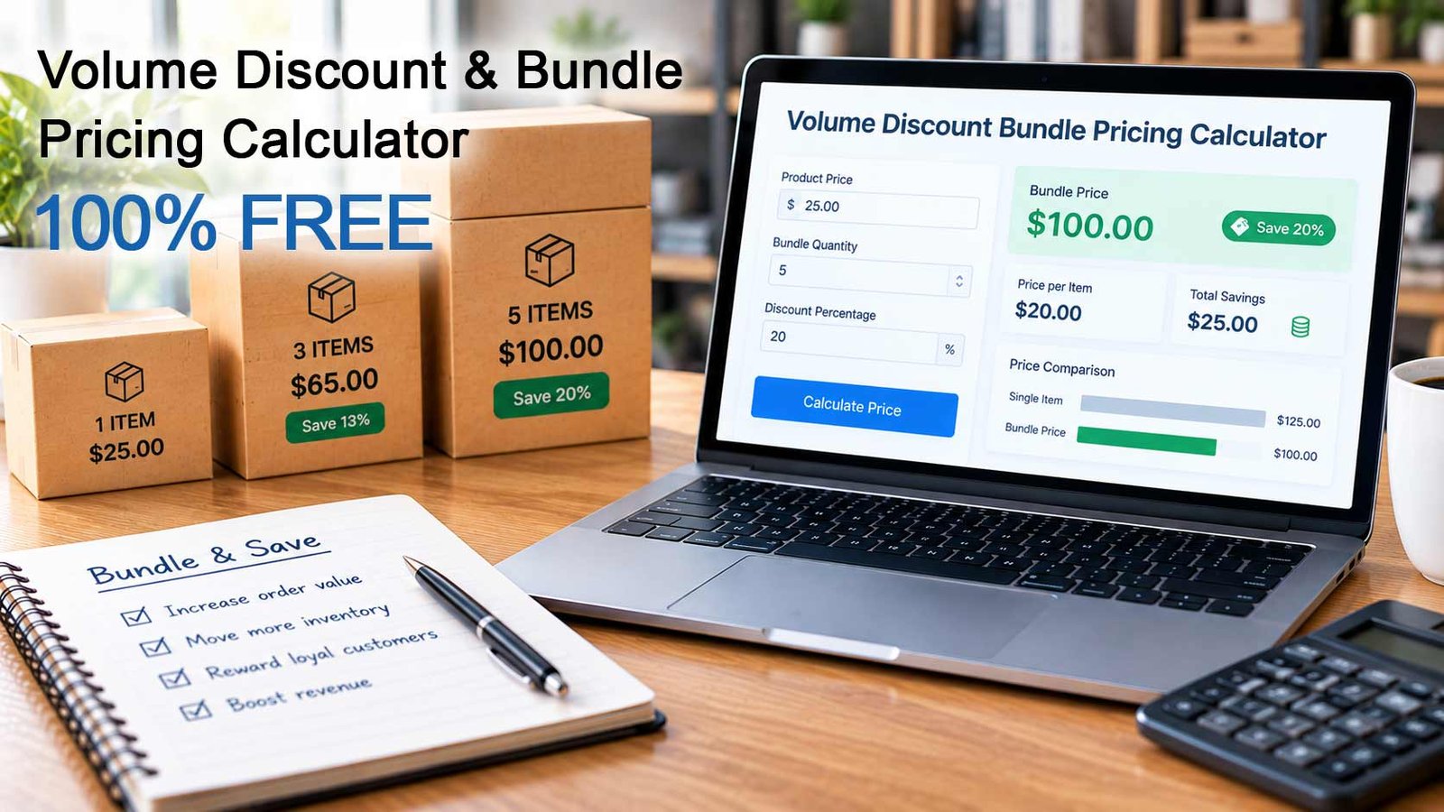 Volume Discount & Bundle Pricing Calculator